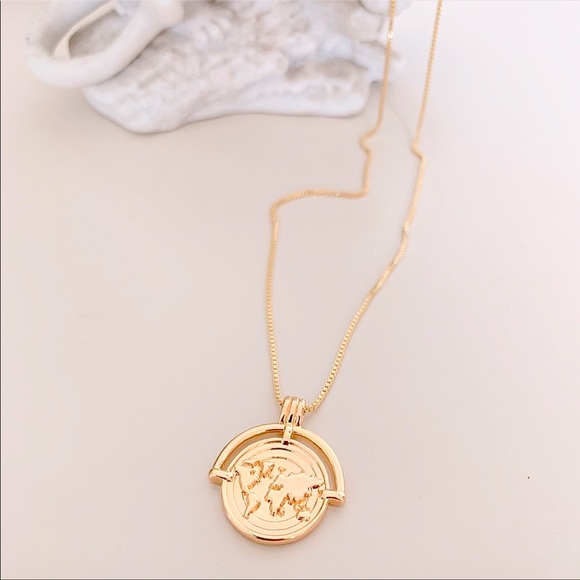 World Traveler Necklace | 14k Gold Filled - Picture 3 of 5